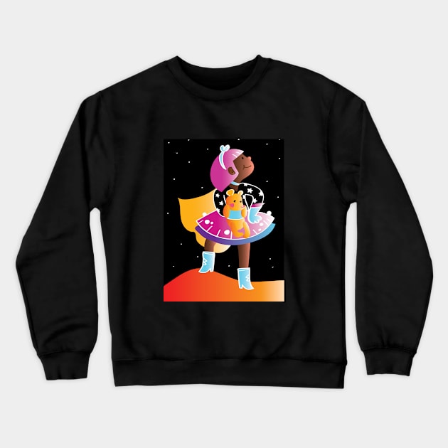 super girl Crewneck Sweatshirt by mimo85